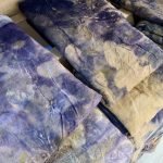 植物染布（藍染.移印染）棉布